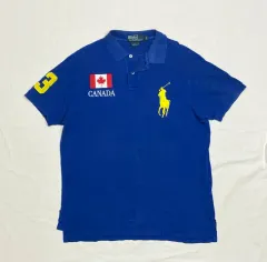 ポロ Ralph Lauren(ラルフローレン) チーフ・キーフ ヴィンテージ カナダ pk ポロTシャツ