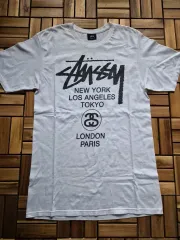 Stussy STUSSY(ステューシー) ワールドツアー Tシャツ 白
