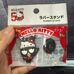 ハローキティ 50 記念日 限定版 スタンド ゴム バッドばつ丸