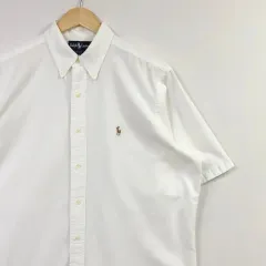 105 ポロ オックスフォード 白 シャツ