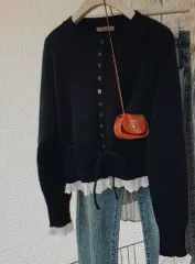 (海外配送) レースカーディガン