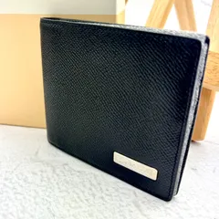 【未使用/箱付き】BALLY/バリー 二つ折り財布/マネークリップ 本革/レザー ブラック/黒 メンズのサムネイル