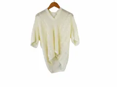w01250904089　LOWRYS FARM　フリーサイズ　White　　トップス　ニットorセーター　春夏