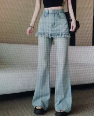(海外配送)デニムスカート ズボン