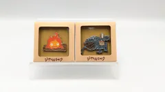ジブリパーク限定　ピンバッジ　2種セット　ハウルの動く城　カルシファー