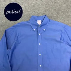 P3137 Brooks Brothers ボタンダウンシャツ　サックスブルー