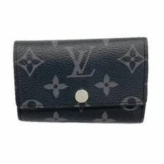 ルイ・ヴィトン(Louis Vuitton) ルイ・ヴィトン アクセサリー・キーケース モノグラム・エクリプス ミュルティクレ6 M82603 ブラックメンズ
