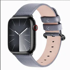 for Apple Watch バンド 49mm 46mm 45mm 44mm 42mm (Series 3 2 1) アップルウォッチ バンド本革 交換バンド Compatible with iWatch Ultra3 Ultra2 Ultra シリーズ11