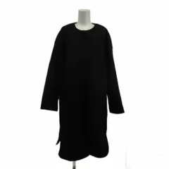 ショコラフィネローブ chocol raffine robe コート F 黒 ブラック 無地 ノーカラー 長袖 /KK ■GY58のサムネイル