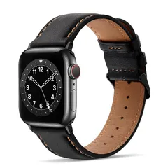 【新品】 コンパチブル Apple Watch バンド 49mm 46mm 45mm 44mm 42mmアップルウォッチ バンド， 高級 本革 交換バンド ビジネス Apple Watch Ultra3 Ultra2 Ultra シリーズ11/10/9/8 1