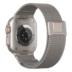 【新品】 コンパチブル アップルウォッチ バンド49mm 46mm 45mm 44mm 42mm 41mm 40mm 38mmミラネーゼループ 長さ調節男女兼用，マグネット 留め金 メッシュ 通気 iWatch Series1110 9 8 7 6 SE  0
