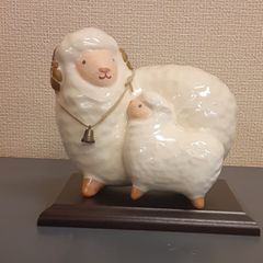 未使用 九谷焼 浅蔵 五十吉 羊 未 ひつじ 置物 干支 - メルカリ