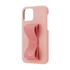 【数量限定】LANVIN en Bleu ランバンオンブルー iPhone 13 Pro ケース 正規品 スタンド リング付き リボン SLIM WRAP CASE STAND & RING RIBBON Baby Pink/Vivid Pink
