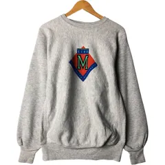 古着 90年代 mvp プリントスウェットシャツ トレーナー USA製 メンズL相当 ヴィンテージ/eaa568342