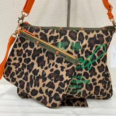 960　LeSportsac　レスポートサック　MUVEIL　ミュベール　コラボ　ショルダーバッグ　ポーチ　レオパード　ヒョウ柄　アニマル柄　ブラウン　ベージュ　オレンジ　リストレット　レディース　軽量　カジュアル　シンプル