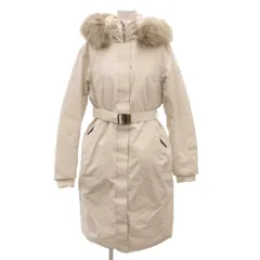 ザノースフェイス THE NORTH FACE NC2UP80C W'S SELINA W/STOPPER COAT ダウンコート ジャケット フェイクファー ロング S 白 ホワイト /JS ■GY19