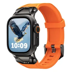 【新品】 アップルウォッチ バンド ultra 2 対応 49mm/46mm/45mm/44mm/42mm Series 10/9/8/7/SE2/SE/6/5/4/3/2/1 コンパチブルApple Watch バンド 液体シリコン素材 スポーツ 防水防 0