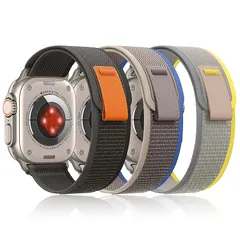 【新品】 トレイルループ 3本セット Apple Watch ultra バンド Apple Watch バンド 柔軟 薄い 軽い ループクロージャー apple watch ultra 8 7 6 5 4 3 2 1の 49mm 45mm 44mm 42 0