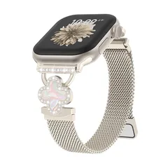 【新品】 コンパチブル Apple Watch バンド キラキラ レディース，ミラネーゼループ 38mm 40mm 41mm 49mm 46mm 45mm 44mm 42mm に対応 For アップルウォッチ バンド おしゃれ 可愛い 磁石式11/10/9 0