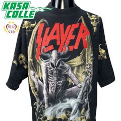 90s オリジナル SLAYER 総柄 Tシャツ - メルカリ