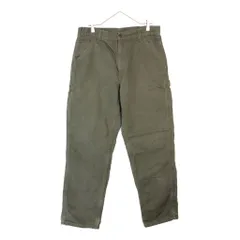 Carhartt カーハート ダック ペインターパンツ オリーブ(メンズ W34 L32)中古 古着 X6078