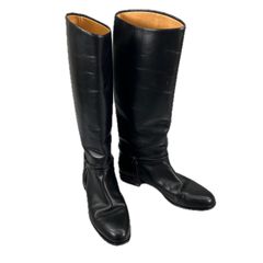 EQULIBERTA 本革 ロングブーツ 25.4cm - メルカリ