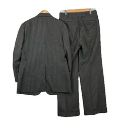 RALPH LAUREN ラルフローレン ストライプ 秋冬 AW セットアップ ウール/キュプラ グレー メンズ【古着】【中古】【送料無料】