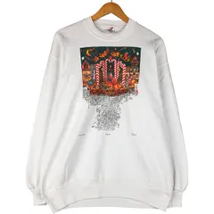 古着 90年代 ジャージーズ Jerzees サンタクロース プリントスウェットシャツ トレーナー USA製 メンズXL相当 ヴィンテージ/eaa418738