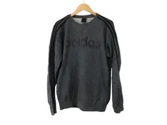 w02250929019　adidas　Mサイズ　グレイ系×黒　　トップス　スウェットorトレーナー　秋冬