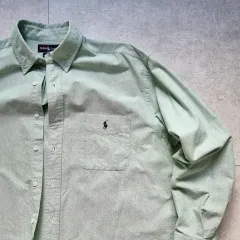 90s POLO Ralph Lauren ビッグシャツ L size
