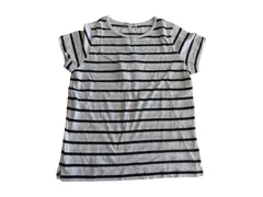 w02250905024　NATURAL BEAUTY BASIC　Mサイズ　紺×白　　トップス　半袖Tシャツ　春夏