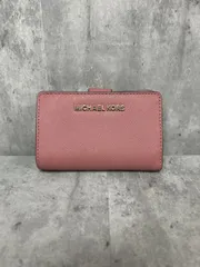 MICHAEL KORS マイケルコース レザー 二つ折り 財布 sizeF/ピンク ■■ レディース