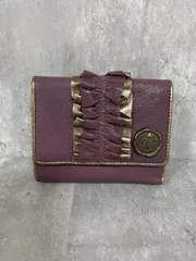 ANNA SUI アナスイ フリル 二つ折り 財布 紫 ■■ レディースのサムネイル