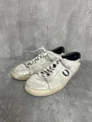 FRED PERRY フレッドペリー B721 レザー ローカット スニーカー size41/26/白ｘ紺 ■■ メンズのサムネイル