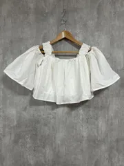 Urs ユアーズ 2way フリル ショルダー トップス ブラウス シャツ sizeS/白 ■◆ レディース