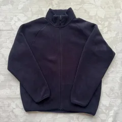 【美品】UNIQLO ユニクロ フリースフルジップジャケット ネイビー Lサイズ