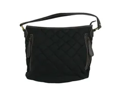 k01241017116　ブランド不明　0　黒×茶色　　バッグ　ハンドバッグ/クラッチバッグ　通年