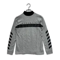 中古 レディース ジャックバニー Jack Bunny!! 長袖シャツ 1(M) グレー ハイネック プリントロゴ ストレッチ