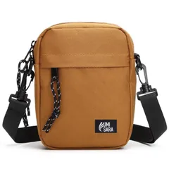 [UMISARA] ミニショルダーバッグ サコッシュ 携帯バッグ スマホポーチ 軽量 無地 撥水 貴重品入れ 5000