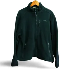 80's L.L.BEAN エルエルビーン フルジップフリース　ジャケット　グリーン　L