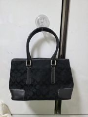 COACH シグネチャー ブラック トートバッグ