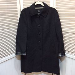 しんび 様 BURBERRYLONDON ロングコート カシミヤ ノバチェック - メルカリ