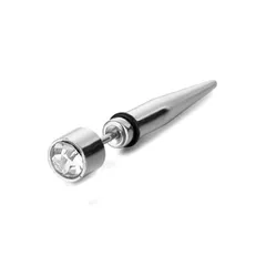 【新品】 AREUM ピアス 耳たぶ 軟骨 スパイク メンズ 存在感あり 一粒 18G ステンレス合金 ネジ切りポスト アクセサリー (２つ入り)