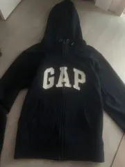 ギャップ フードジップアップ ネイビー