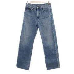 ユニクロ UNIQLO JW ANDERSON デニムパンツ ジーンズ 24 ハイウエスト フルレングス インディゴブルー /NU ■ECG003