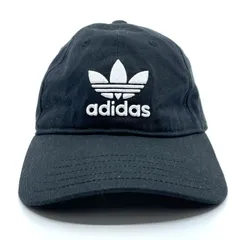 Adidas　アディダス キャップ　帽子　ブラック　黒　刺繍ロゴ　OSFX　フリーサイズ