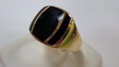 ヴィンテージ 14k 金無垢 カレッジリング 指輪 OLD RING 14.5号 | Mercari