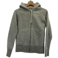 ドゥロワー ジップアップパーカー 裏起毛 グレー Drawer【AFA24】