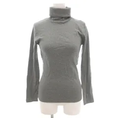 シネマクラブ CINEMACLUB タグ付き タートルネックトップス ニット S グレー 無地 タートルネック 長袖 ECG003 /IL ■ECG003