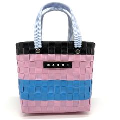 J*☆様 MARNI カラフルチェック かごバッグ - メルカリ